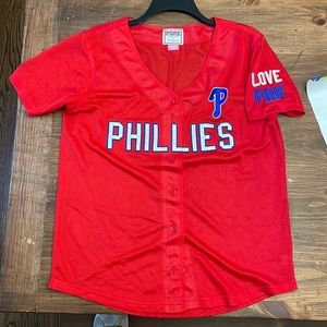 VS Pink Phillies Jersey Like New